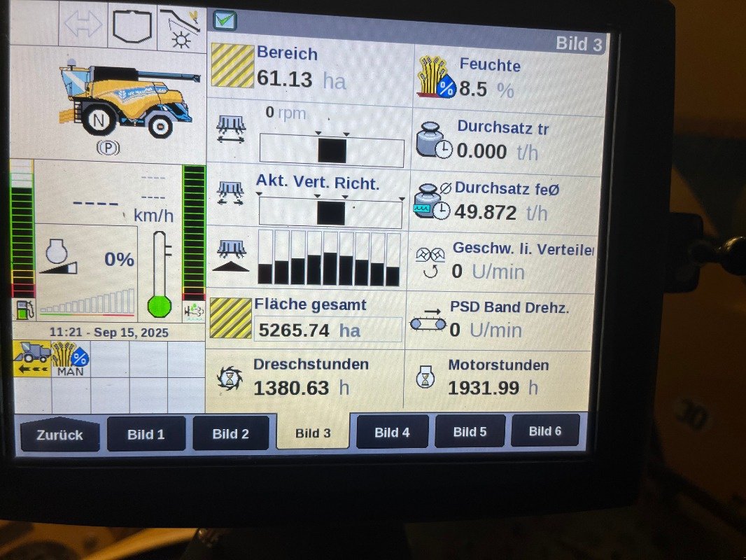 Mähdrescher typu New Holland CR 9.80, Gebrauchtmaschine v Ebersbach (Obrázek 13)