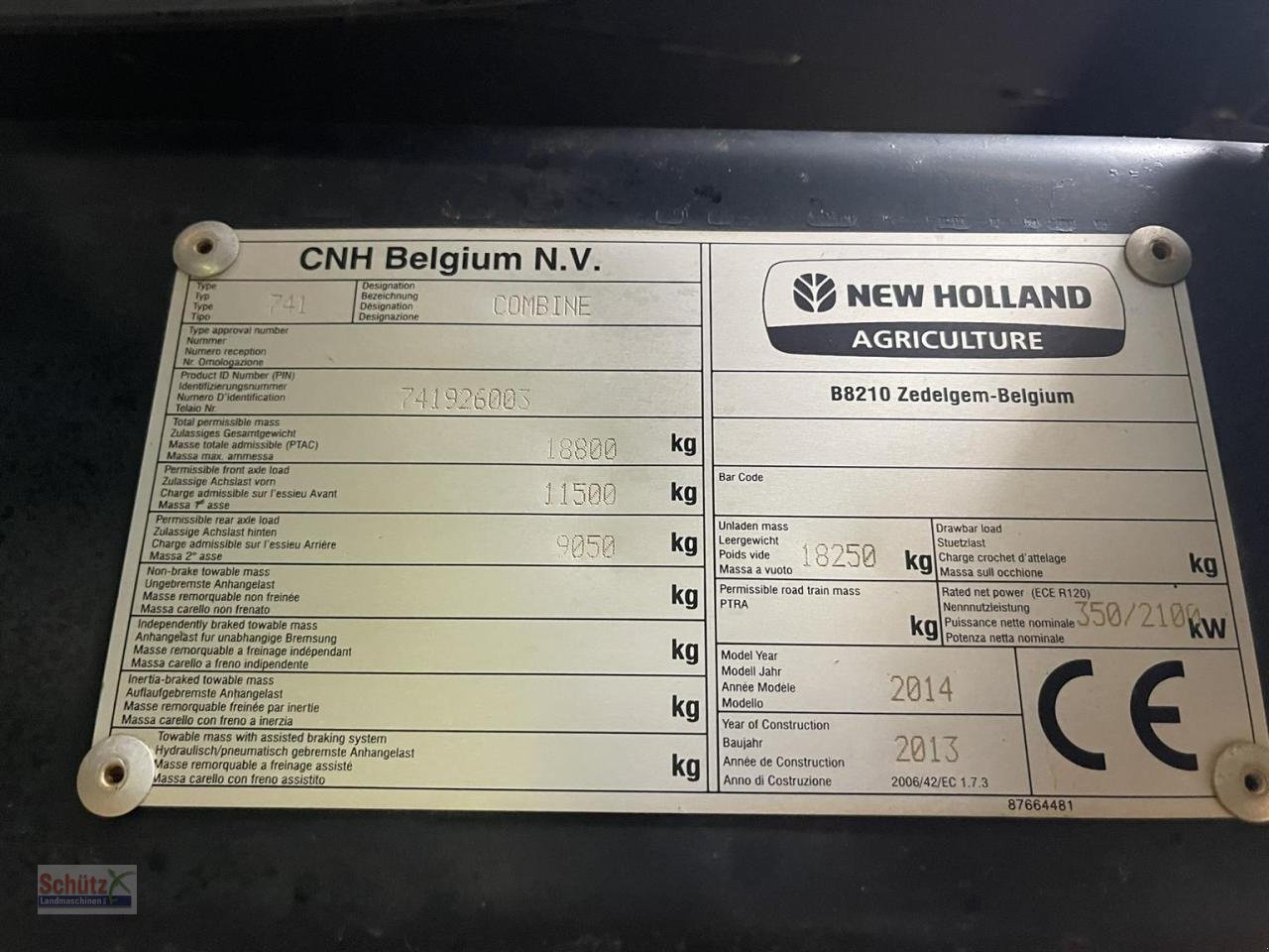 Mähdrescher tip New Holland CR9080 Elevation Allrad, Gebrauchtmaschine in Schierling (Poză 24)