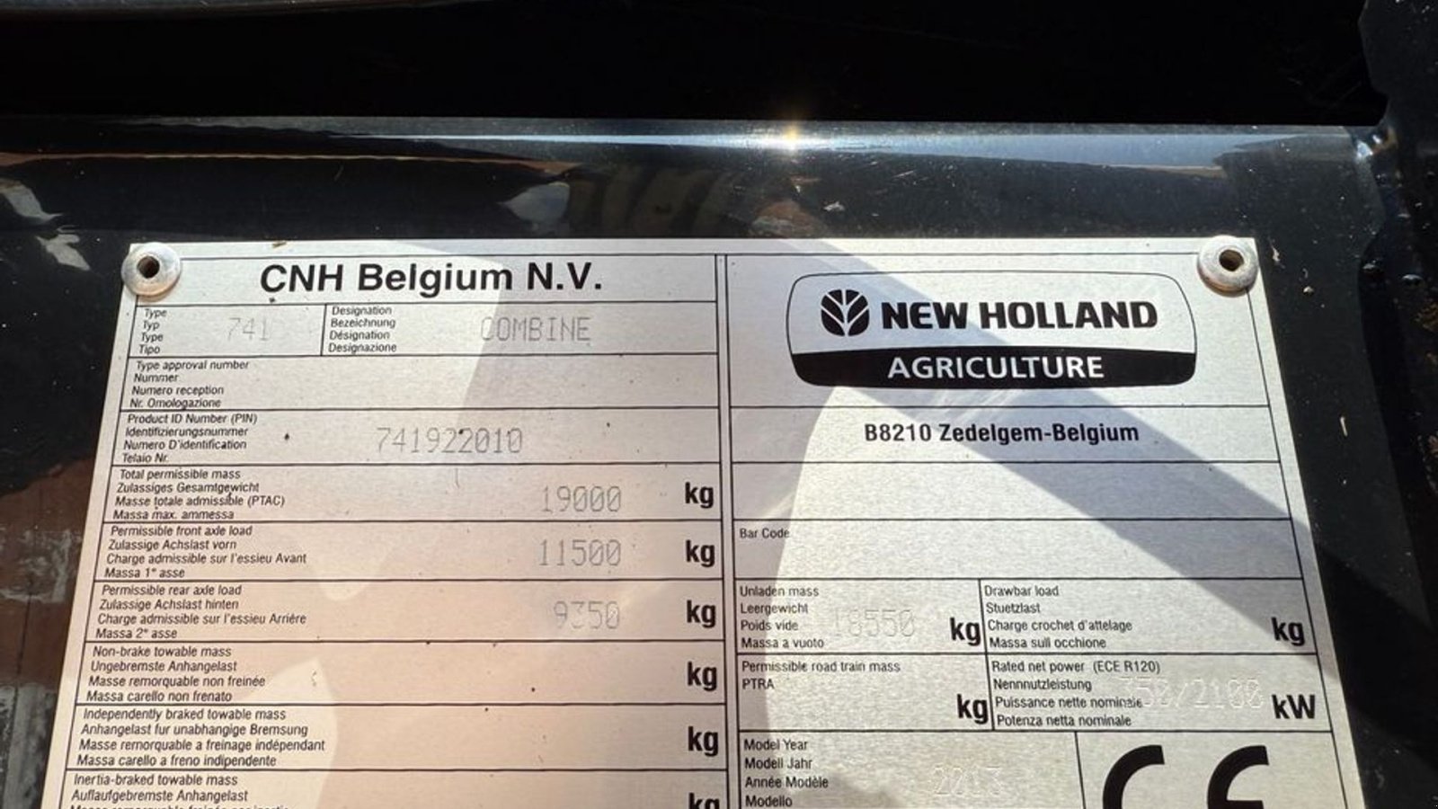 Mähdrescher of the type New Holland CR9080 SLH Elevation, Gebrauchtmaschine in Gjerlev J. (Picture 23)