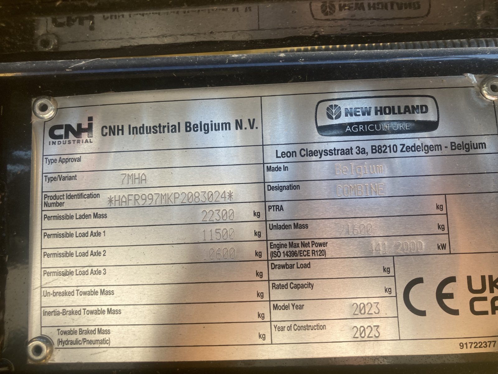 Mähdrescher of the type New Holland CR9.90 ST.V EU AMEA, Gebrauchtmaschine in Thisted (Picture 13)