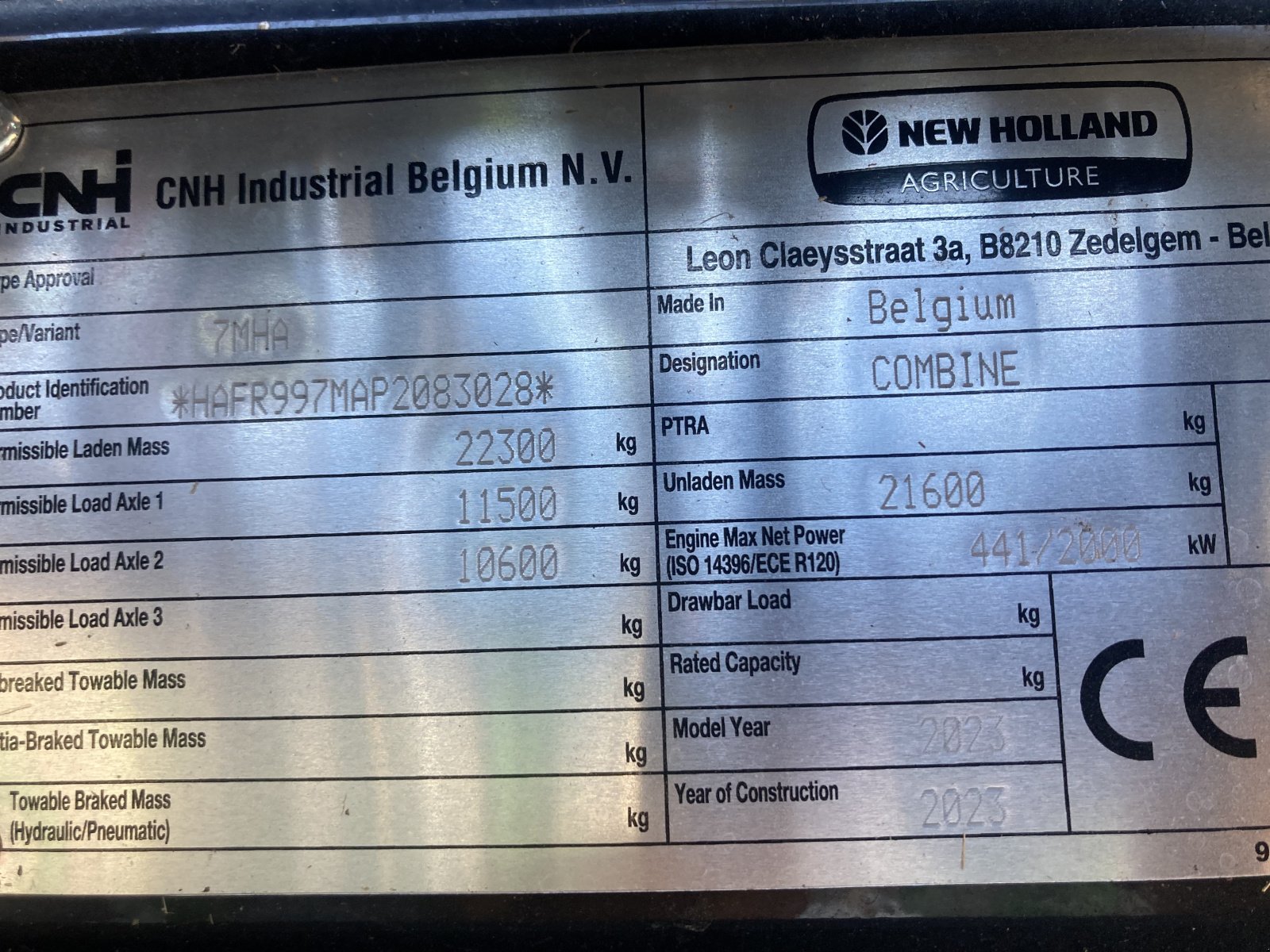 Mähdrescher of the type New Holland CR9.90 ST.V EU AMEA, Gebrauchtmaschine in Thisted (Picture 12)