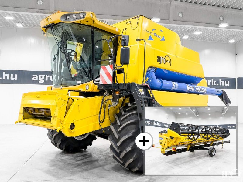 Mähdrescher typu New Holland CSX7080 6 straw walker combine with 6,1 m header and trolley, with 800 wheels, IVECO engine, Gebrauchtmaschine v Csengele