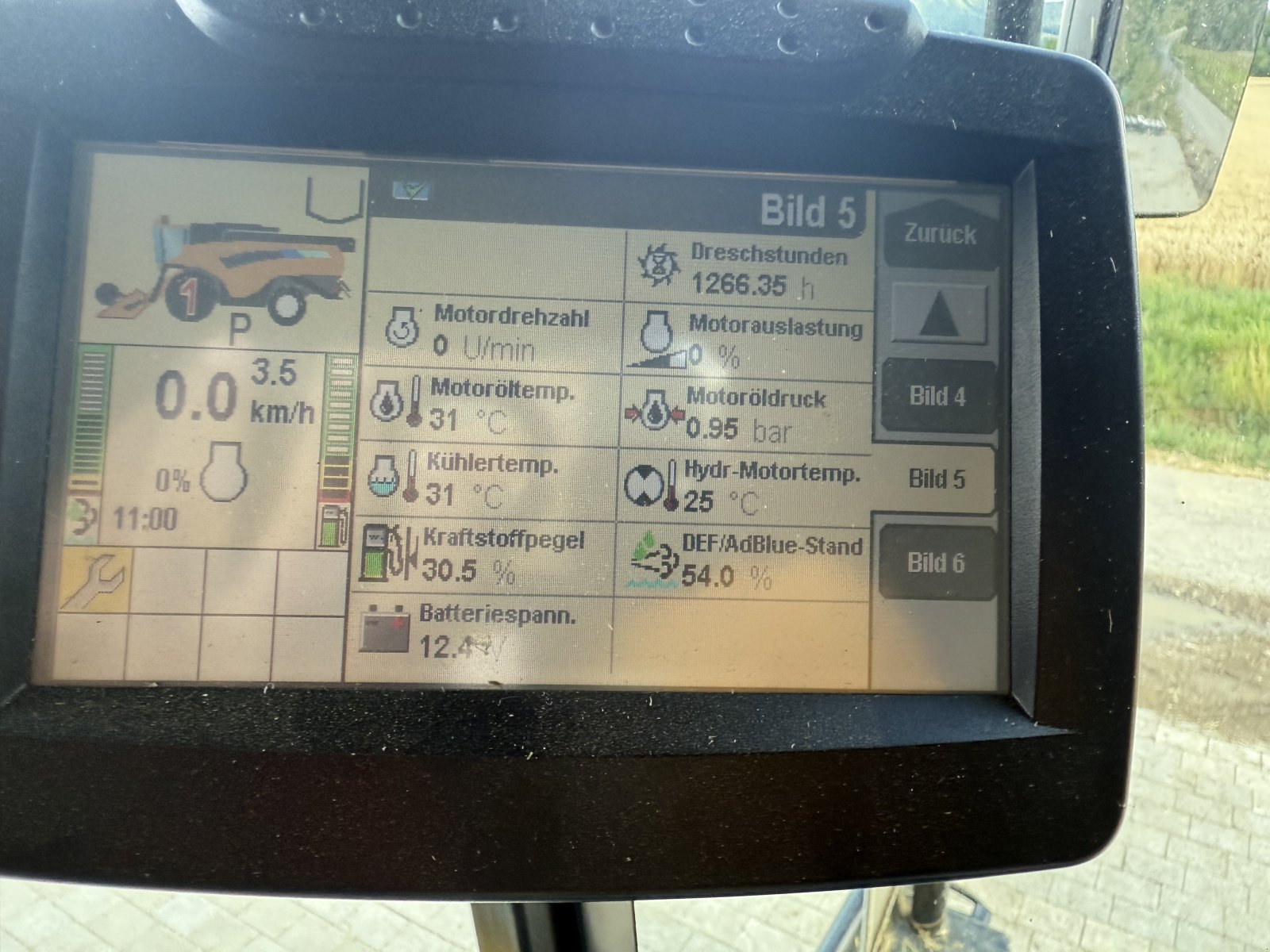 Mähdrescher typu New Holland CX 5080, Gebrauchtmaschine v Lenningen (Obrázek 9)