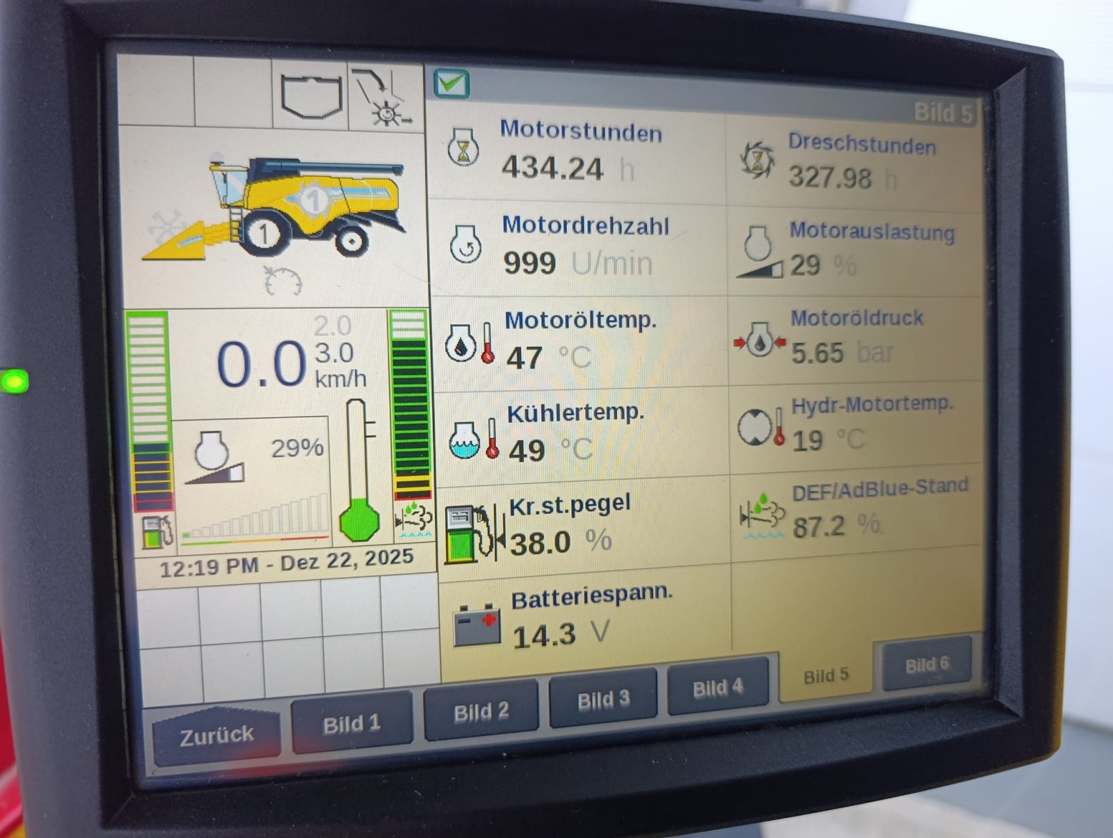 Mähdrescher del tipo New Holland CX 5080, Gebrauchtmaschine In Absdorf (Immagine 8)