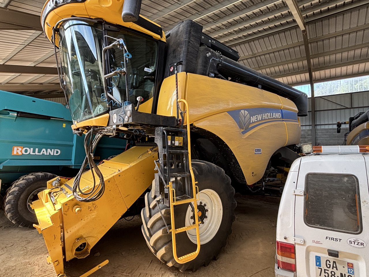 Mähdrescher typu New Holland CX 5090 ETROITE HILLSIDE, Gebrauchtmaschine v MORLHON LE HAUT (Obrázek 5)