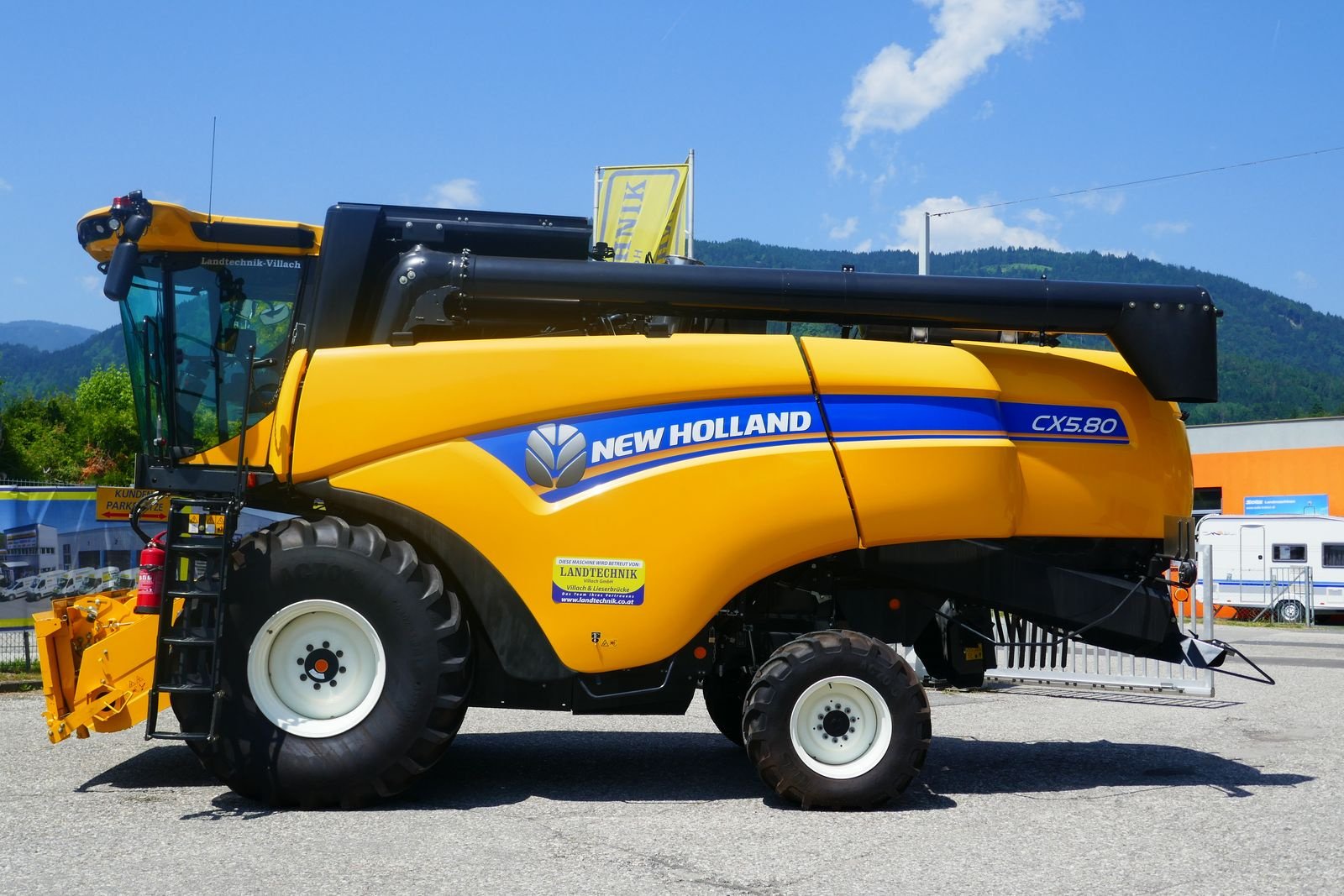 Mähdrescher tip New Holland CX 5.80 Allrad, Gebrauchtmaschine in Villach (Poză 2)