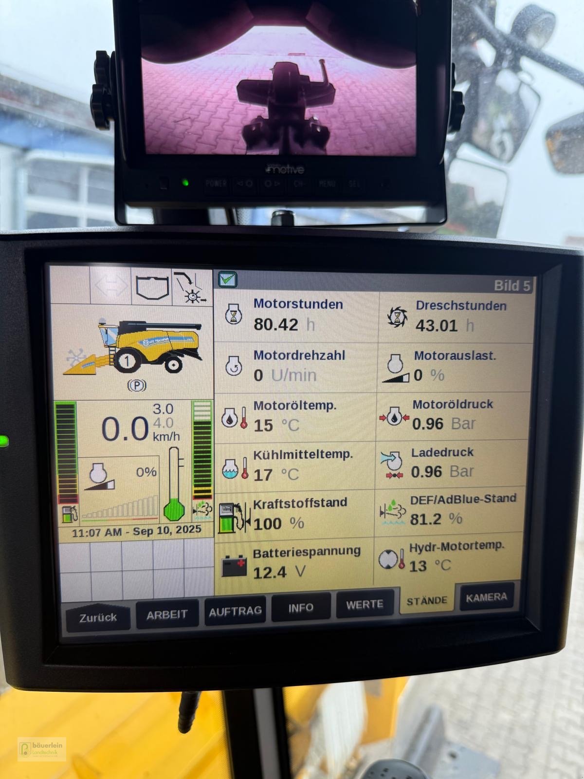 Mähdrescher des Typs New Holland CX 5.80, Neumaschine in Buch am Wald (Bild 10)