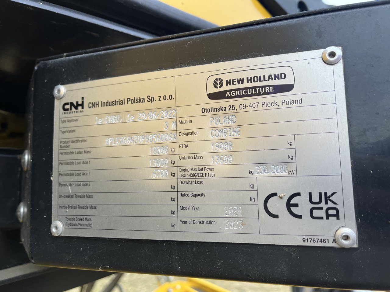 Mähdrescher of the type New Holland CX 6,80, Gebrauchtmaschine in VERT TOULON (Picture 7)