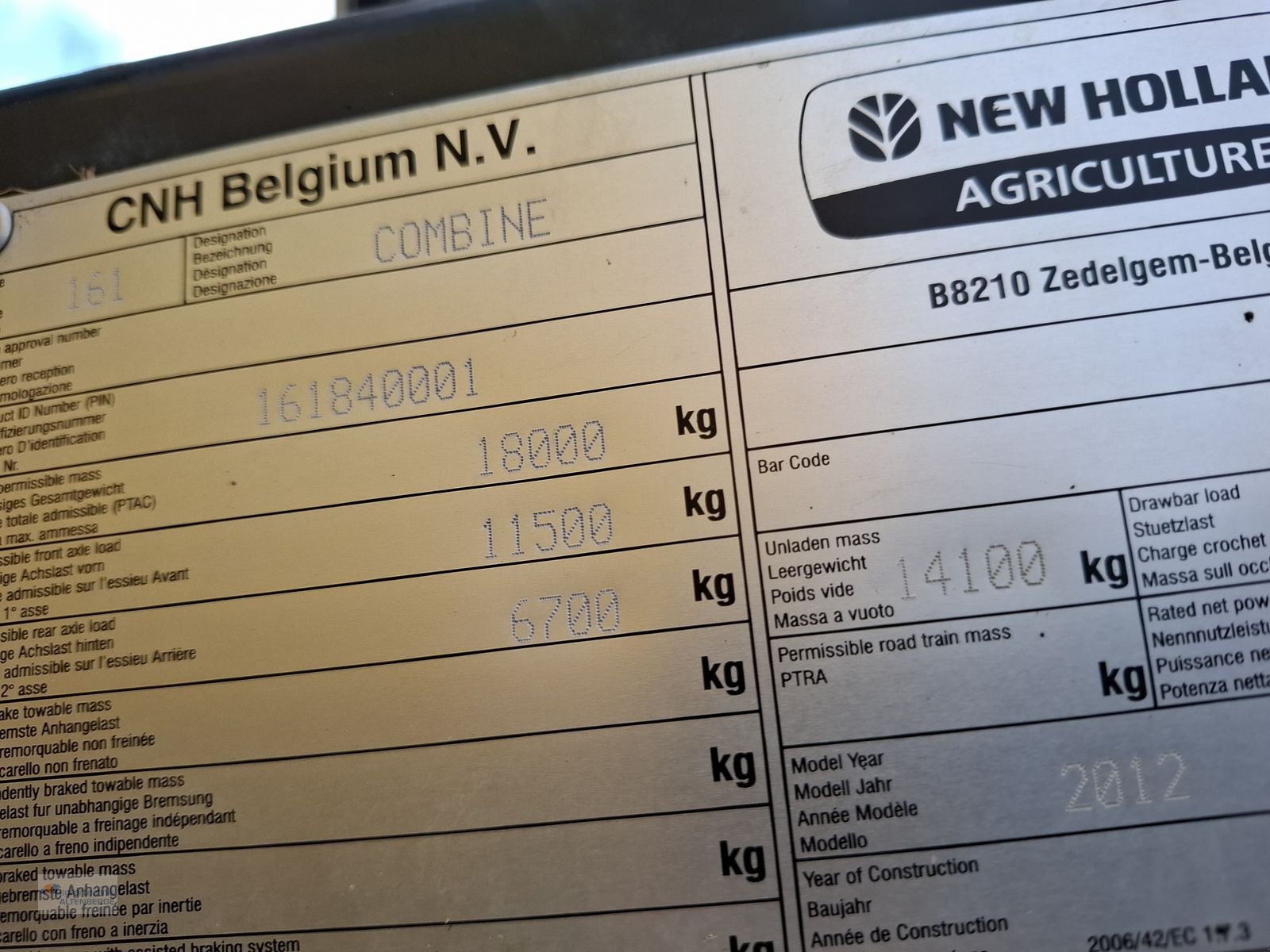 Mähdrescher typu New Holland CX 6090, Gebrauchtmaschine v Altenberge (Obrázek 14)