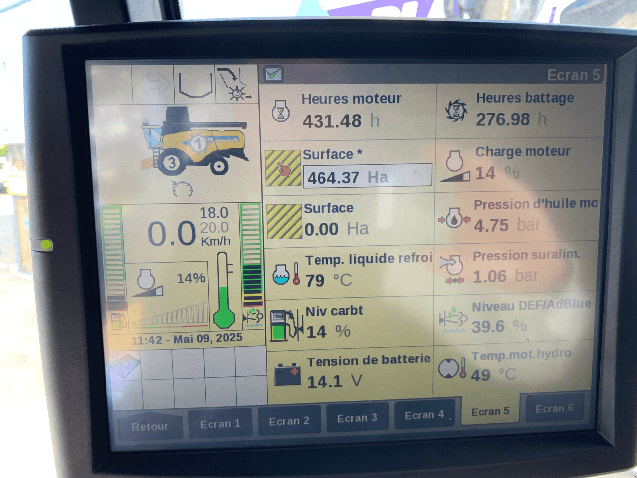 Mähdrescher del tipo New Holland CX 6.80, Gebrauchtmaschine In TREMEUR (Immagine 4)