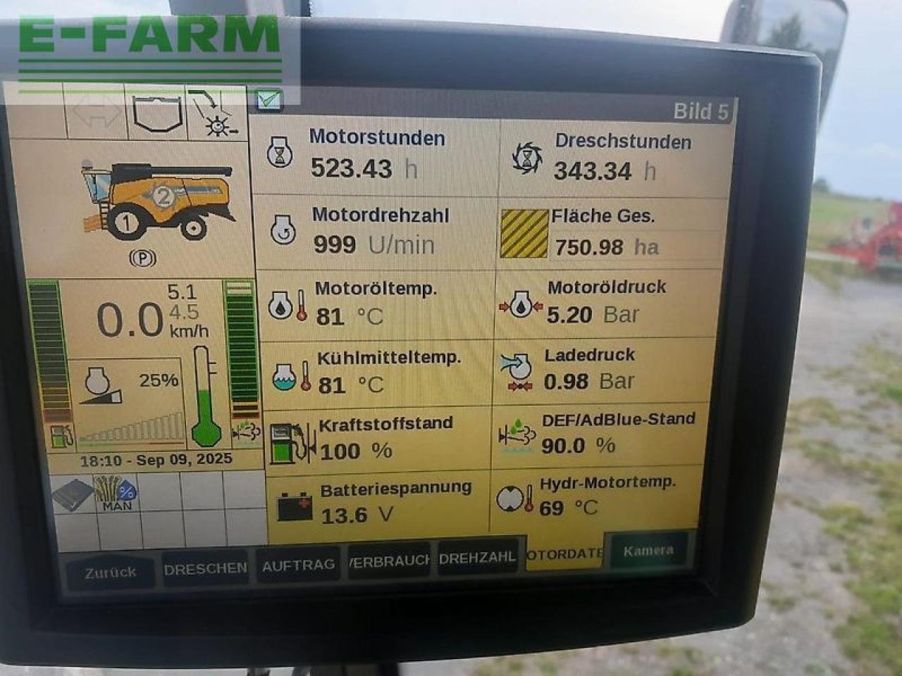 Mähdrescher typu New Holland cx 6.90 mit ultraflowtrommel !!!, Gebrauchtmaschine v ZWÖNITZ OT HORMERSDORF (Obrázek 7)