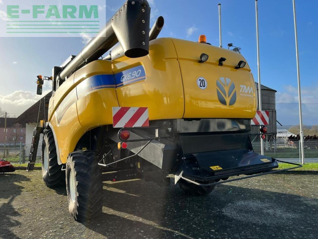 Mähdrescher des Typs New Holland cx 6.90 schüttler + 25ft sw + sww, Gebrauchtmaschine in ANRODE / OT LENGEFELD (Bild 7)