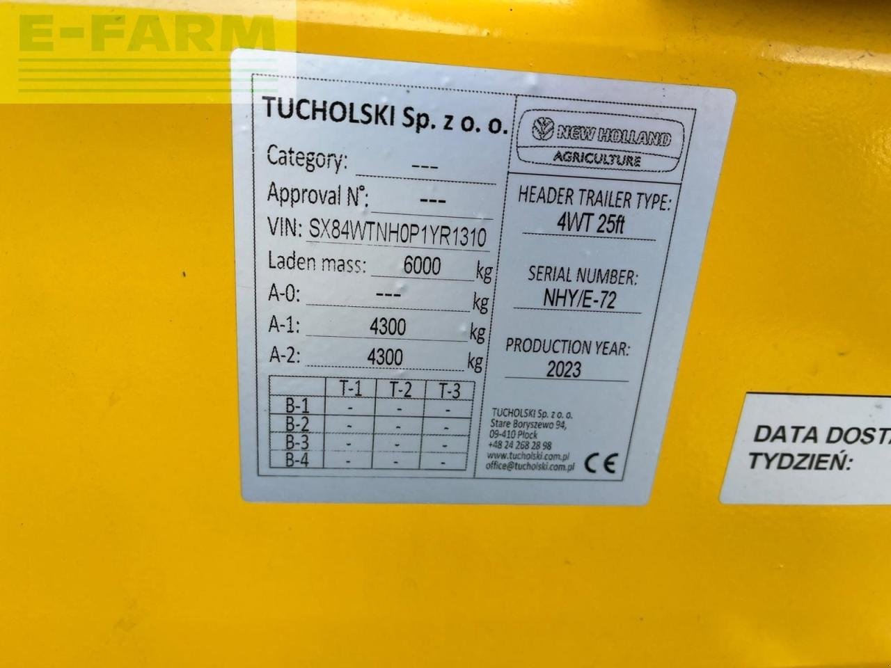 Mähdrescher Türe ait New Holland CX 6.90, Gebrauchtmaschine içinde Hamburg (resim 8)