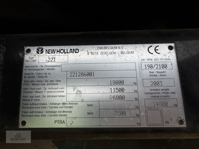 Mähdrescher del tipo New Holland CX 760, Gebrauchtmaschine en Bad Leonfelden (Imagen 10)