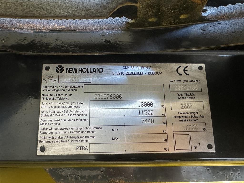 Mähdrescher Türe ait New Holland CX 8060 FSH 24 fod, Gebrauchtmaschine içinde Haderup (resim 17)