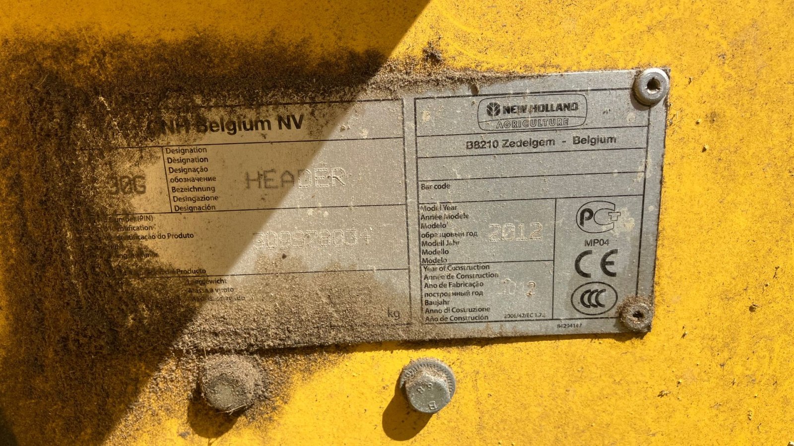 Mähdrescher от тип New Holland CX 8080 SLH med 30 fods Varifeed, Gebrauchtmaschine в Roskilde (Снимка 12)