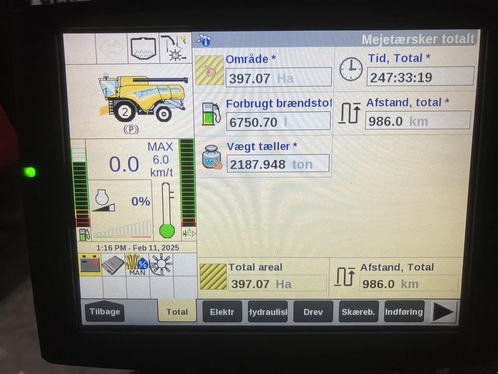 Mähdrescher tip New Holland CX 8.70 SLH, Gebrauchtmaschine in Roskilde (Poză 8)