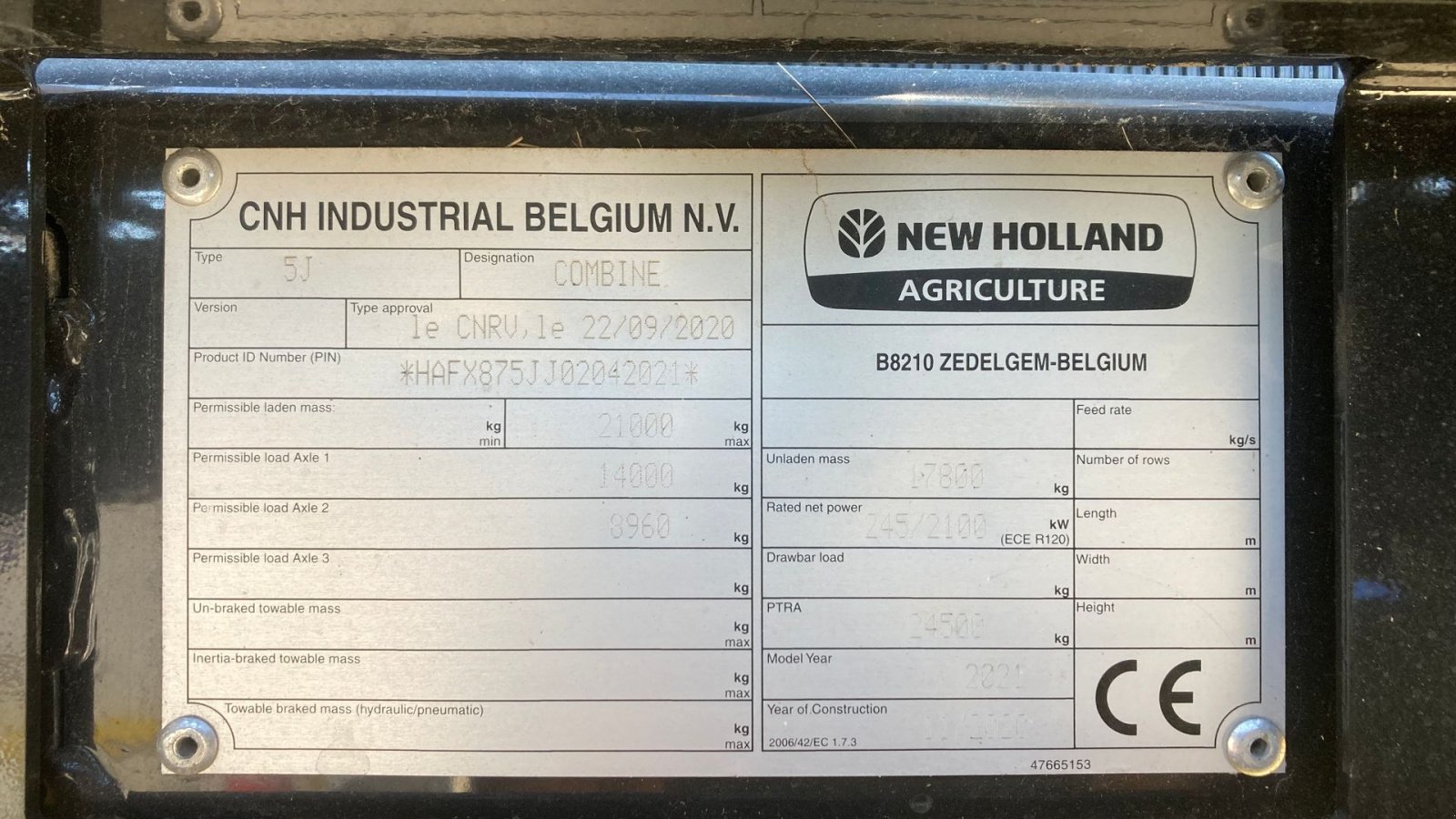 Mähdrescher del tipo New Holland CX 8.70 SLH, Gebrauchtmaschine en Roskilde (Imagen 12)