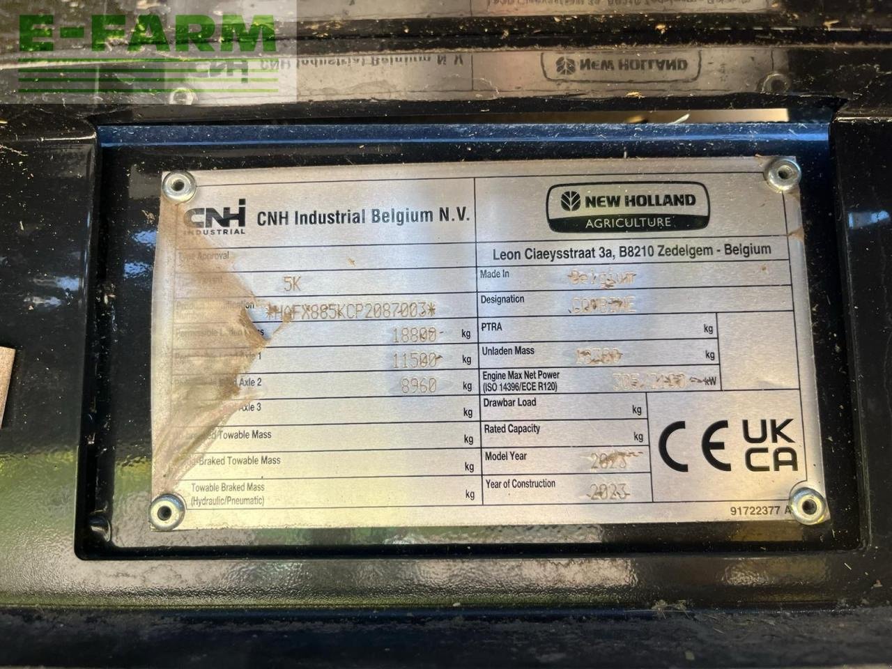 Mähdrescher typu New Holland CX 8.80, Gebrauchtmaschine v Hamburg (Obrázek 8)