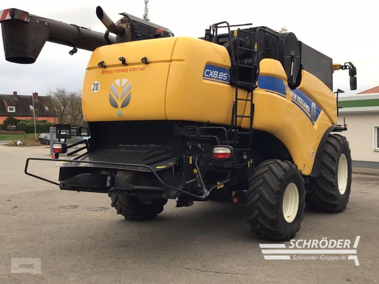 Mähdrescher tipa New Holland CX 8.85 + SCHNEIDWERK 7,60M, Gebrauchtmaschine u Penzlin (Slika 8)