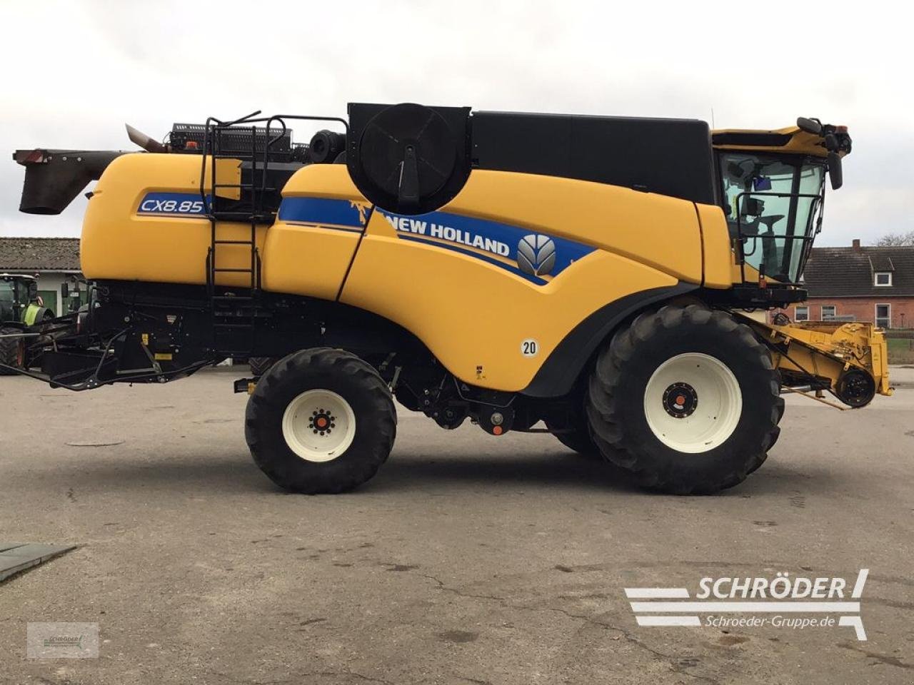 Mähdrescher tipa New Holland CX 8.85 + SCHNEIDWERK 7,60M, Gebrauchtmaschine u Penzlin (Slika 10)