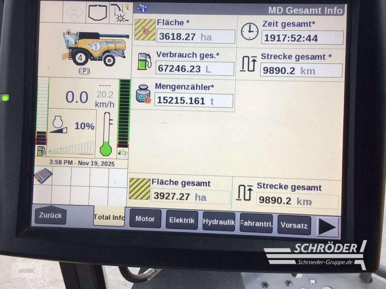 Mähdrescher tipa New Holland CX 8.85 + SCHNEIDWERK 7,60M, Gebrauchtmaschine u Penzlin (Slika 13)