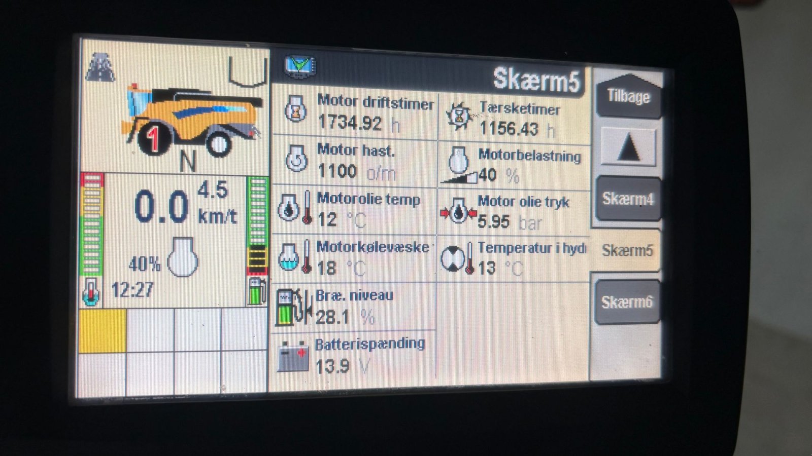 Mähdrescher of the type New Holland CX6090 CX6090, Gebrauchtmaschine in Glamsbjerg (Picture 7)