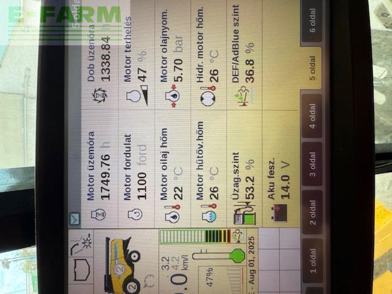 Mähdrescher typu New Holland CX6090, Gebrauchtmaschine v Hamburg (Obrázek 17)