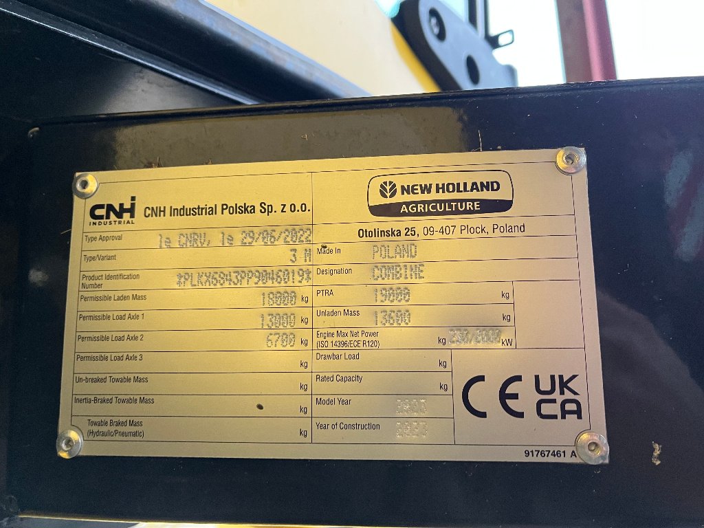 Mähdrescher tip New Holland CX6.80, Gebrauchtmaschine in VERT TOULON (Poză 3)