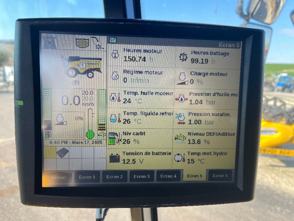 Mähdrescher typu New Holland CX6.90 LATERAL, Gebrauchtmaschine v VERT TOULON (Obrázek 4)