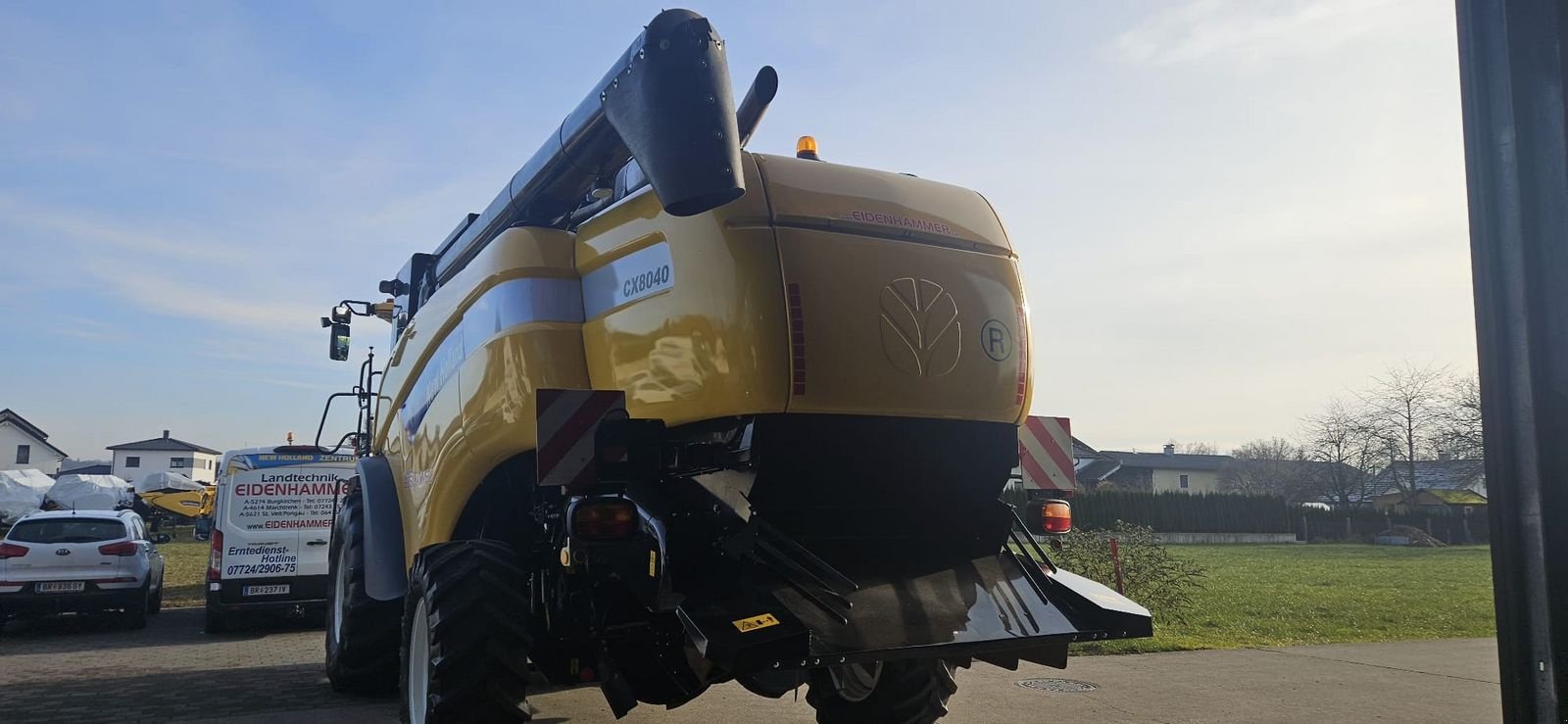 Mähdrescher del tipo New Holland CX8040, Gebrauchtmaschine In Burgkirchen (Immagine 10)