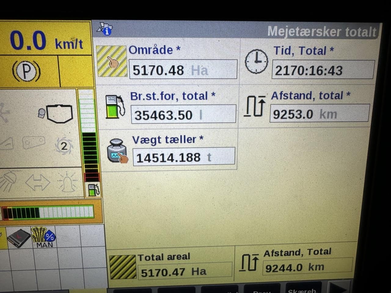 Mähdrescher типа New Holland CX8080 SLH, Gebrauchtmaschine в Hadsten (Фотография 10)