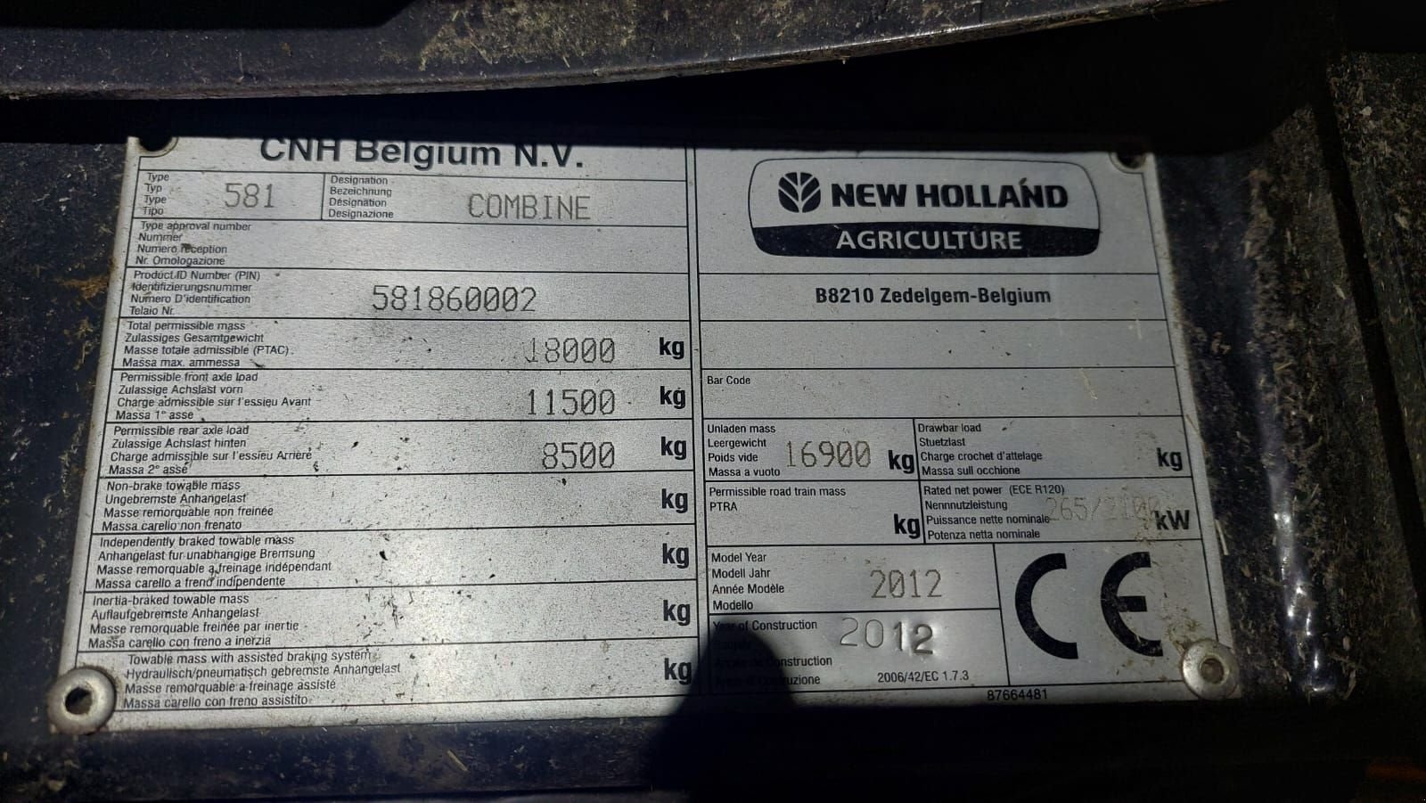 Mähdrescher типа New Holland CX8080, Gebrauchtmaschine в Grund (Фотография 11)