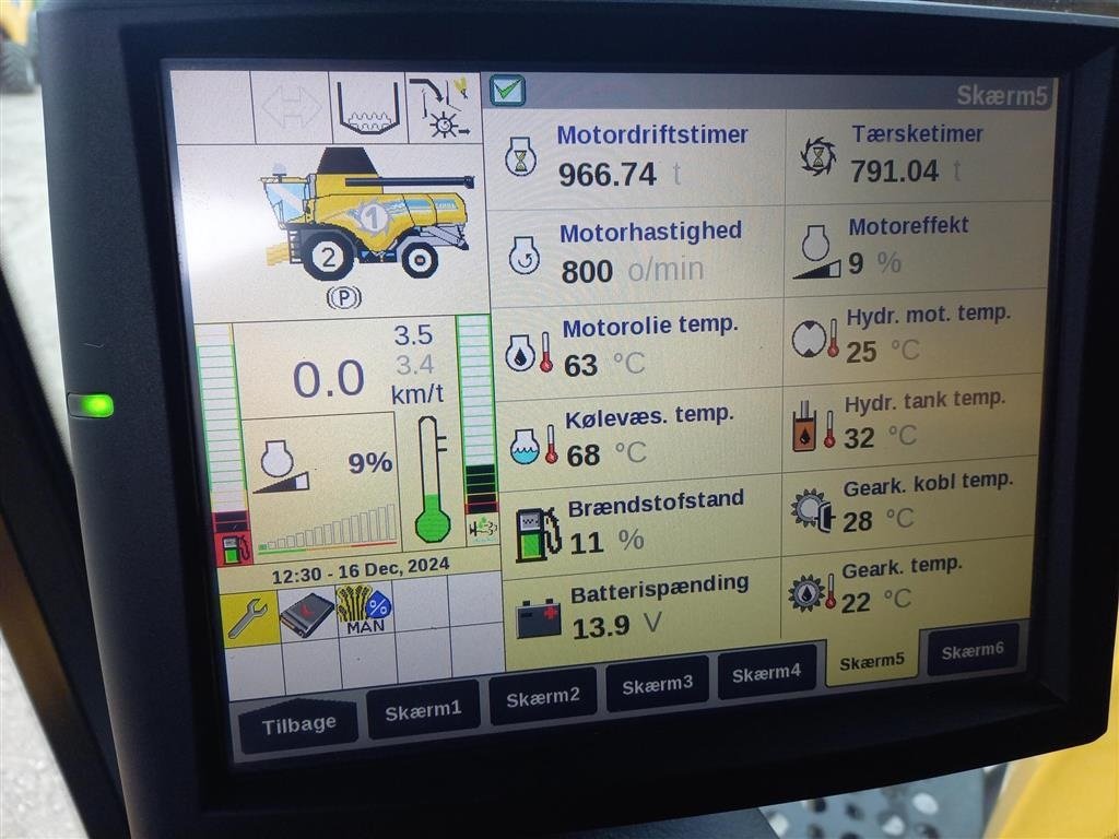 Mähdrescher des Typs New Holland CX8.80 SLH med 25 fods Varifeed, Gebrauchtmaschine in Roskilde (Bild 10)