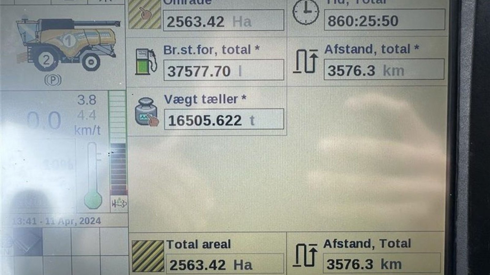 Mähdrescher типа New Holland CX8.85 SLH + 35” VarioFeed HD, Gebrauchtmaschine в Gjerlev J. (Фотография 18)