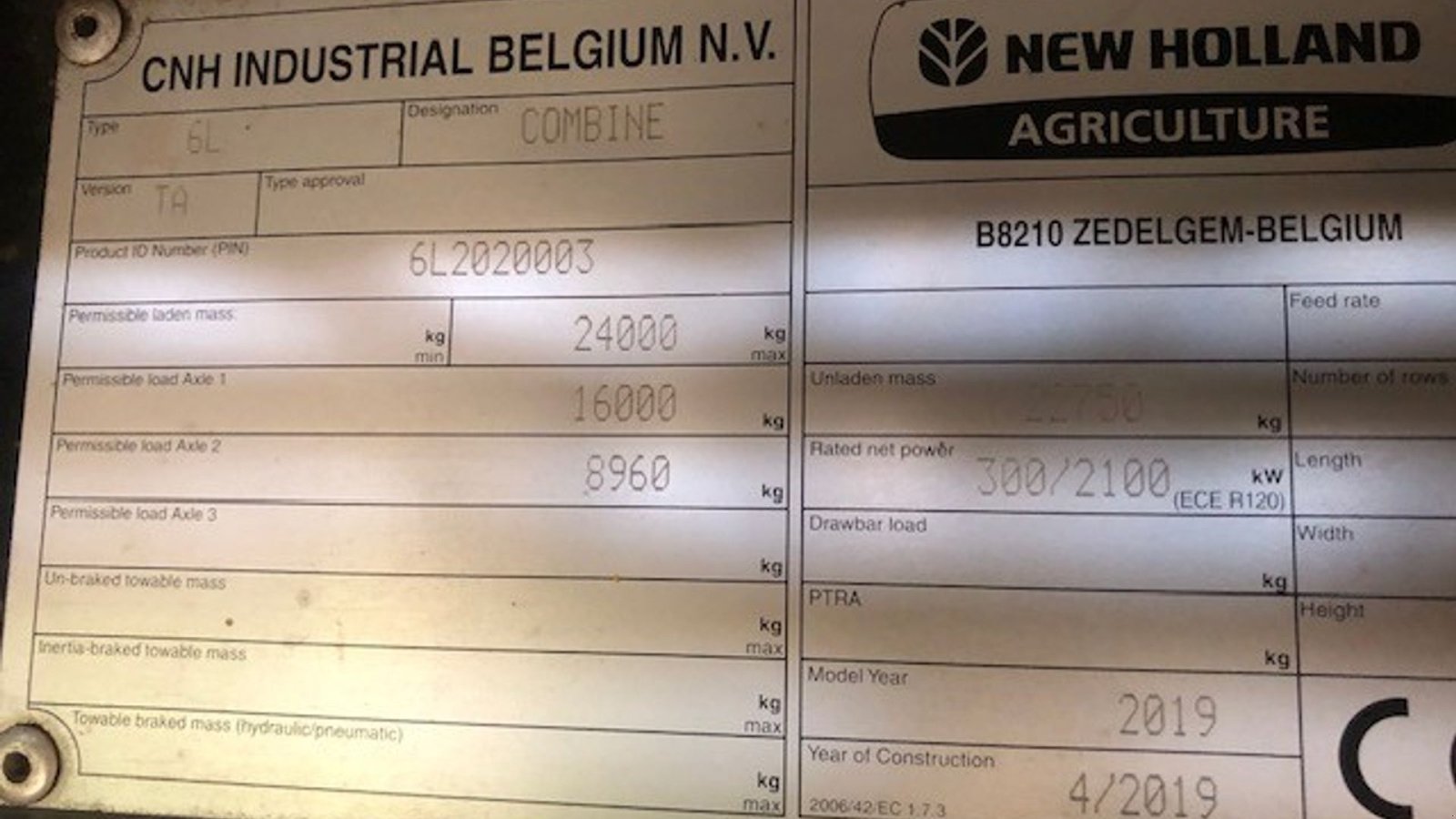 Mähdrescher a típus New Holland CX8.90 SLH + 30" VarioFeed HD, Gebrauchtmaschine ekkor: Gjerlev J. (Kép 7)