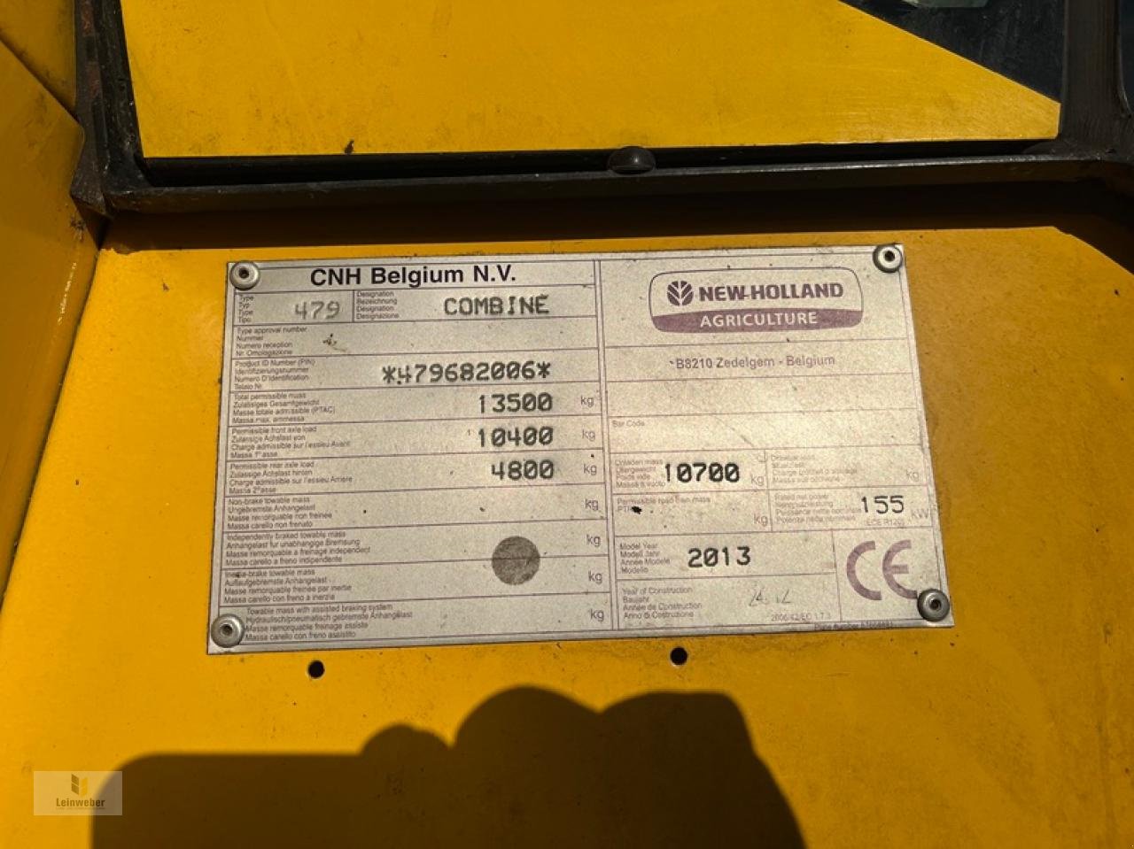 Mähdrescher van het type New Holland TC 5070, Gebrauchtmaschine in Neuhof - Dorfborn (Foto 13)