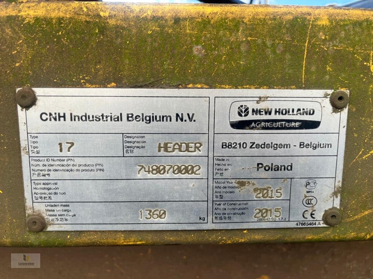 Mähdrescher van het type New Holland TC 5070, Gebrauchtmaschine in Neuhof - Dorfborn (Foto 18)