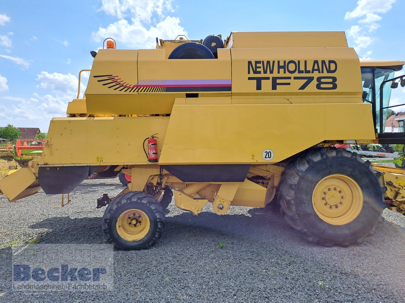 Mähdrescher of the type New Holland TF 78, Gebrauchtmaschine in Weimar-Niederwalgern (Picture 9)