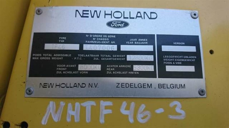 Mähdrescher typu New Holland TF46, Gebrauchtmaschine w Hemmet (Zdjęcie 7)