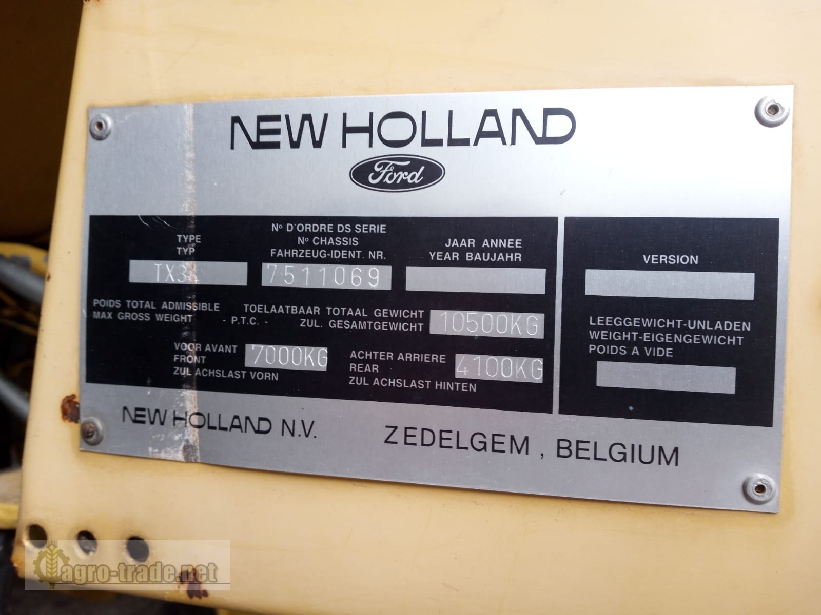 Mähdrescher des Typs New Holland TX 34, Gebrauchtmaschine in Ellerdorf (Bild 6)