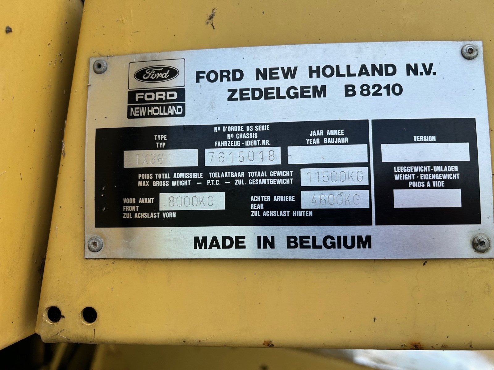 Mähdrescher del tipo New Holland TX36 SLH, Gebrauchtmaschine In Thisted (Immagine 10)