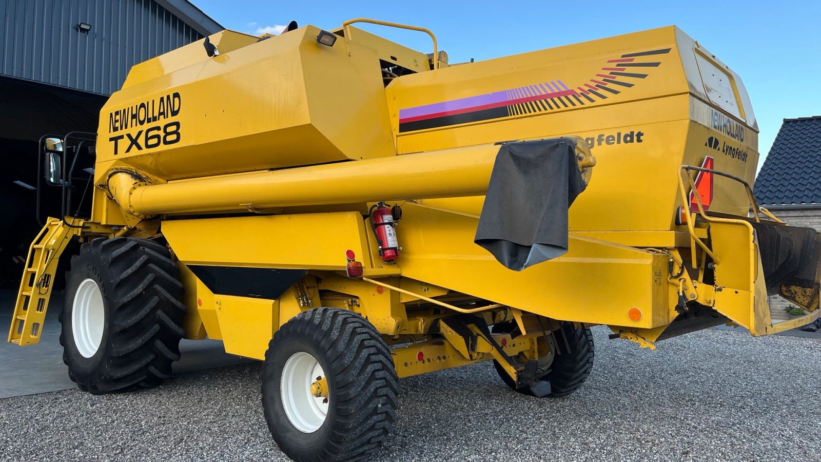 Mähdrescher Türe ait New Holland TX68 Årg 2002 med 24 fod, Gebrauchtmaschine içinde Vejle (resim 3)