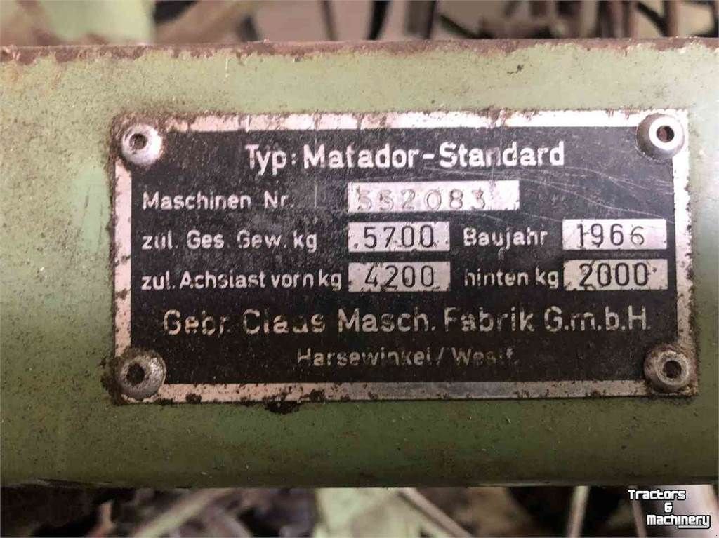 Mähdrescher типа Sonstige Claas Matador combine, Gebrauchtmaschine в Zevenaar (Фотография 3)