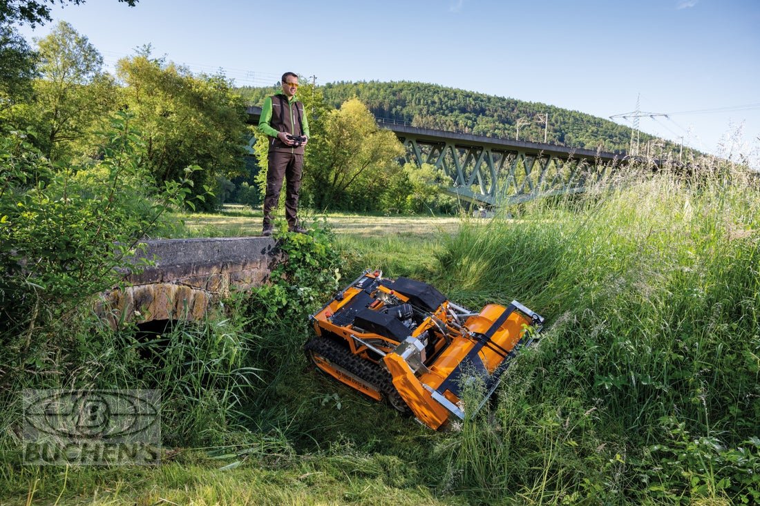 Mähraupe des Typs AS-Motor AS 1000 OVIS RC, Neumaschine in Olpe (Bild 9)