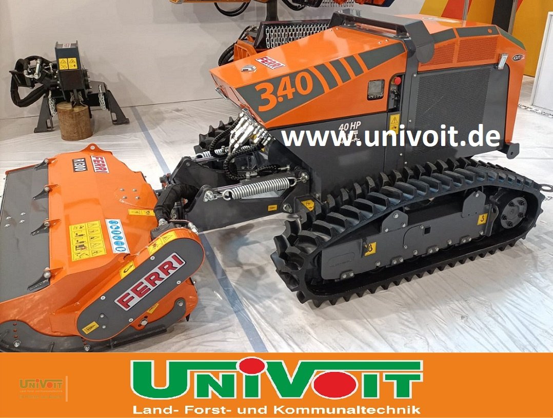 Mähraupe des Typs Ferri Ferri iCUT 3.40 Extra ferngesteuerte Mulchraupe / Schlegelmulcher / Forstmulcher / Stockfräse, Neumaschine in Warmensteinach (Bild 1)