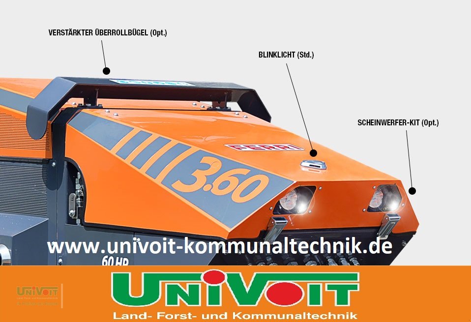 Mähraupe des Typs Ferri Ferri iCUT 3.40 Extra ferngesteuerte Mulchraupe / Schlegelmulcher / Forstmulcher / Stockfräse, Neumaschine in Warmensteinach (Bild 3)