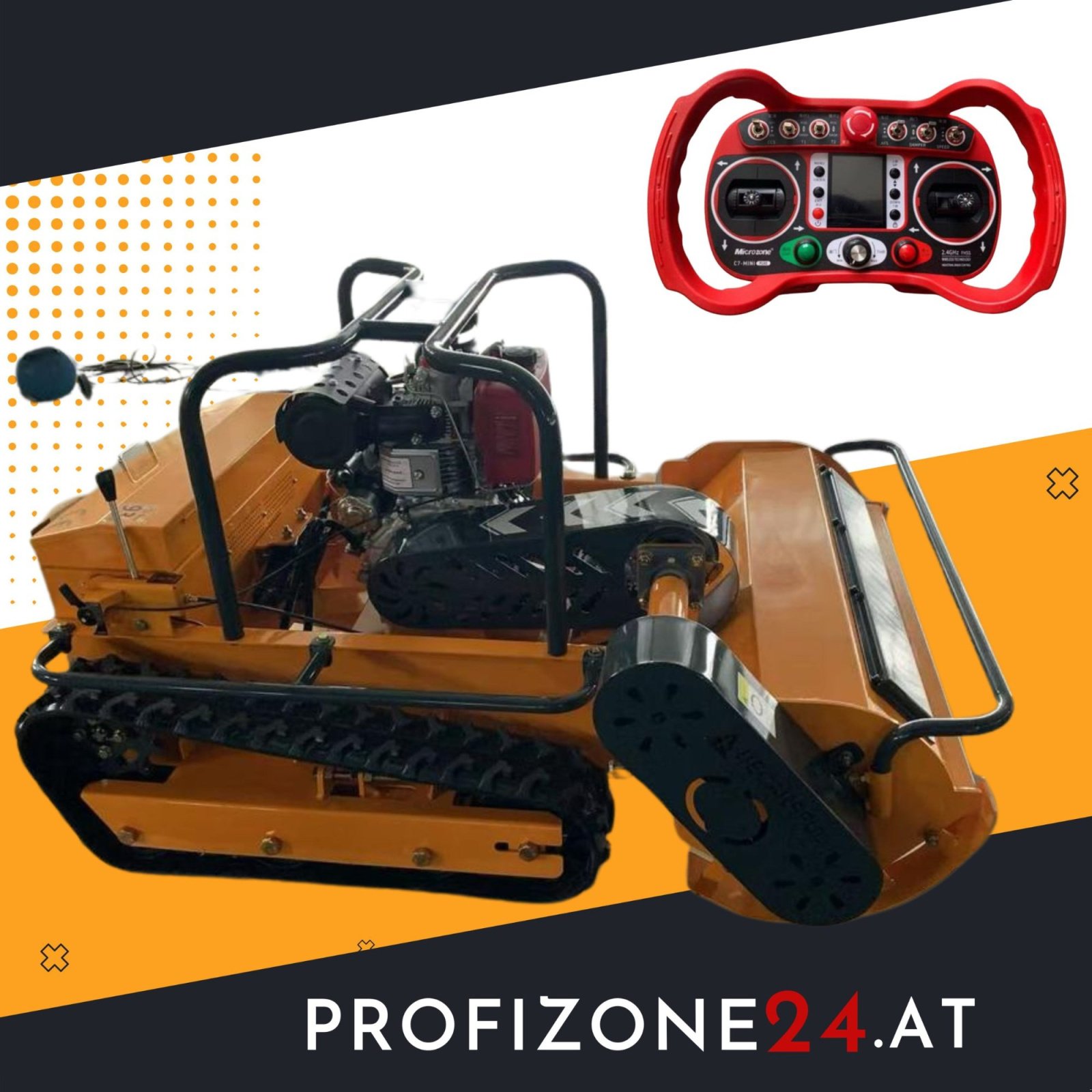 Mähraupe a típus schieder M1200 Ferngesteuerter Hochgras- & Schlegelmulcher, Neumaschine ekkor: mixnitz (Kép 1)