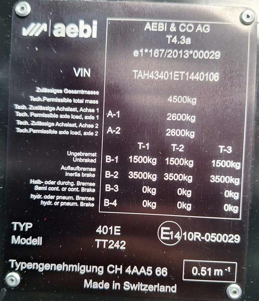 Mähtrak & Bergtrak типа Aebi TT 242, Neumaschine в Susten (Фотография 10)