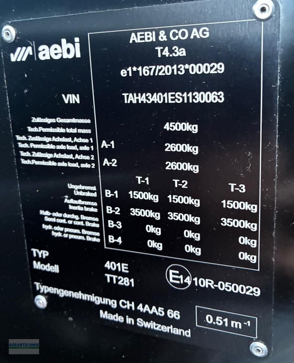 Mähtrak & Bergtrak от тип Aebi TT 281+, Neumaschine в Pettenbach (Снимка 4)